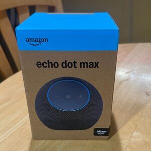 Amazon Echo Dot Max in Black and Blue